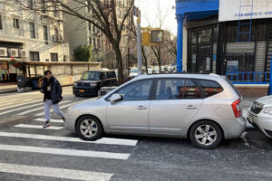 Parked on Crosswalk
